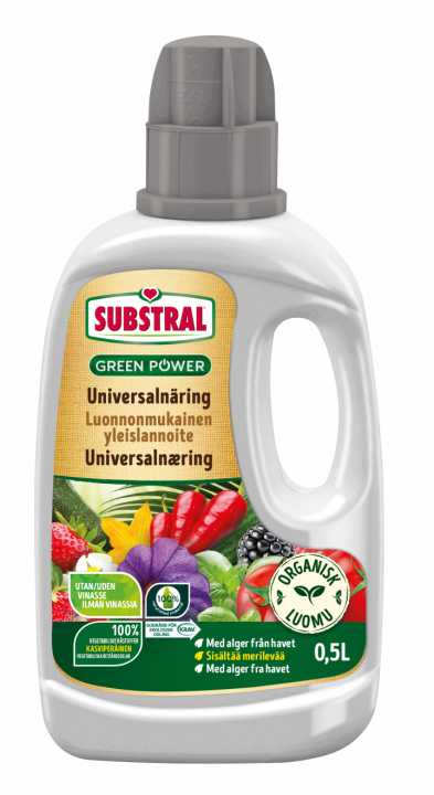 Substral Organic Universal Nutrition 500Ml 41953 in the group Husqvarna Forest and Garden Products / Grass seeds and fertilizer / Cultivation at GPLSHOP (41953)