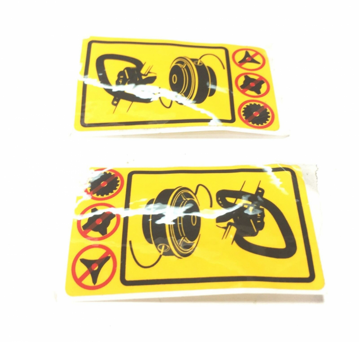 Sticker Warning 5037956-01 in the group Spare Parts / Spare parts Brushcutters / Spare parts Husqvarna 325R/RX/RXT at GPLSHOP (5037956-01)