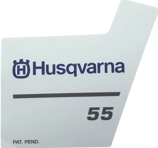 Decal 5373598-01 in the group Spare Parts / Spare parts Chainsaws / Spare parts Husqvarna 55 at GPLSHOP (5373598-01)