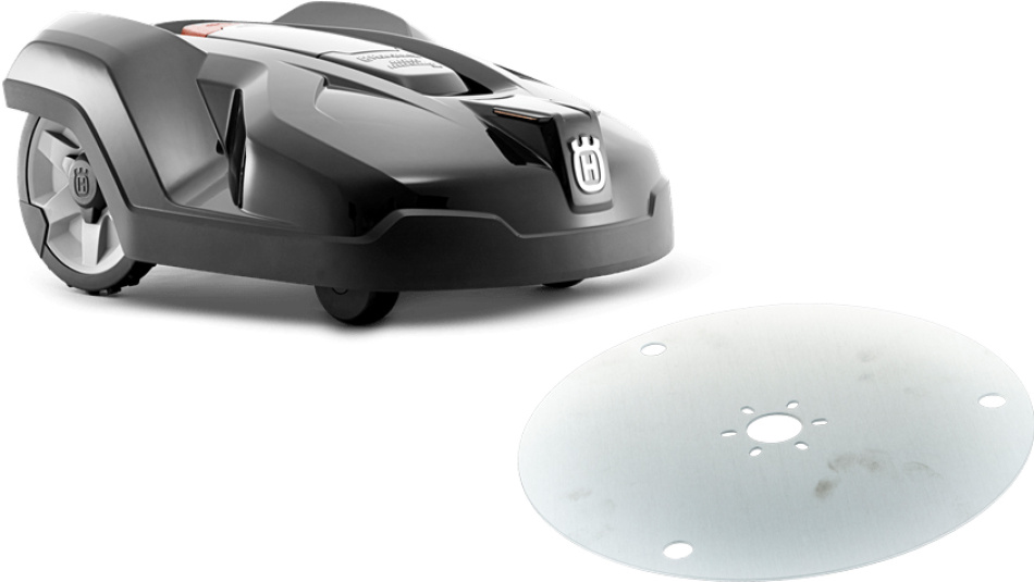 Replace the skid plate on Husqvarna Automower 320, 330X, 420, 430X, 440 and 450X