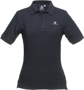 Polo shirt, navy - Lady in the group Husqvarna Forest and Garden Products / Husqvarna Clothing/Equipment / Workwear / Accessories at GPLSHOP (1016379)