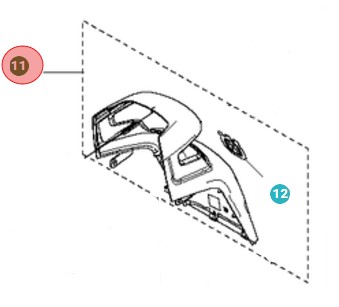 Front Cover, Incl. Decal 5010563-01 in the group at GPLSHOP (5010563-01)