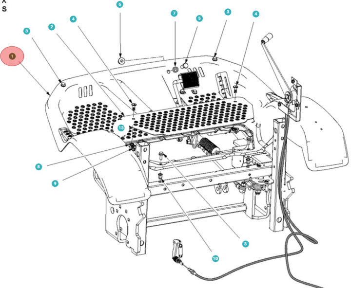 Foot Plates 5010622-01 in the group  at GPLSHOP (5010622-01)