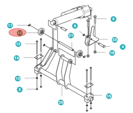 Support 5010668-01 in the group  at GPLSHOP (5010668-01)