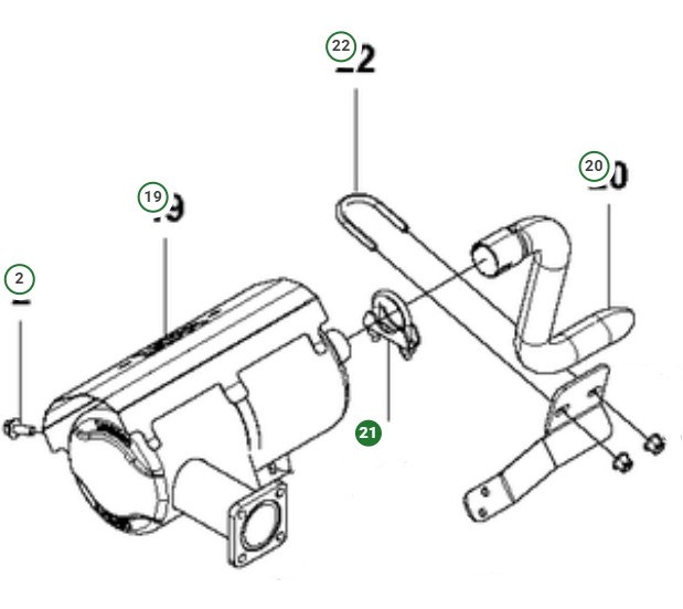 Clamp Assy Exhaust Diameter 35 in the group at GPLSHOP (5011522-02)