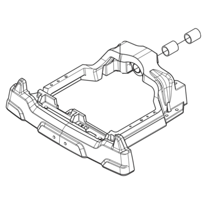 Frame, Rear in the group Spare Parts / Spare Parts Rider / Spare parts Husqvarna Rider 420 TSX AWD at GPLSHOP (5017508-01)
