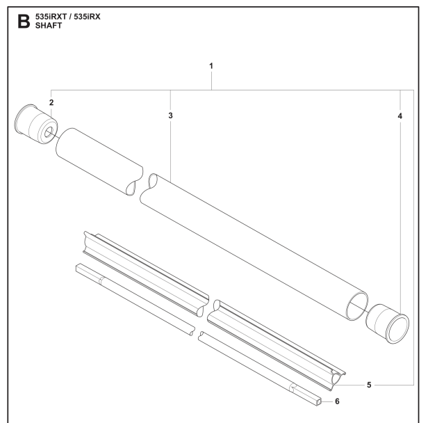 Tube Assy in the group Spare Parts / Spare parts Brushcutters / Spare parts Husqvarna 535iRXT at GPLSHOP (5019197-03)