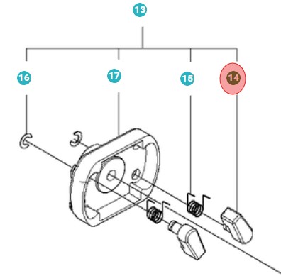 Start Latch 5019391-01 in the group  at GPLSHOP (5019391-01)