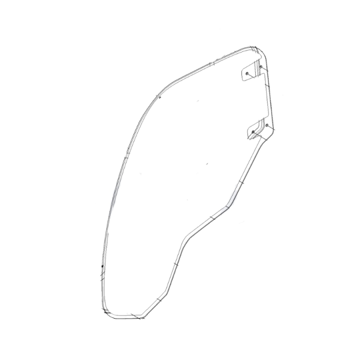 Side Panel 5019986-01 in the group Spare Parts / Spare Parts Rider / Spare parts Husqvarna P525DX at GPLSHOP (5019986-01)