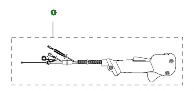 Throttle Handle 5022323-04 in the group  at GPLSHOP (5022323-04)