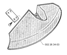 Splash guard 5022634-03 in the group  at GPLSHOP (5022634-03)