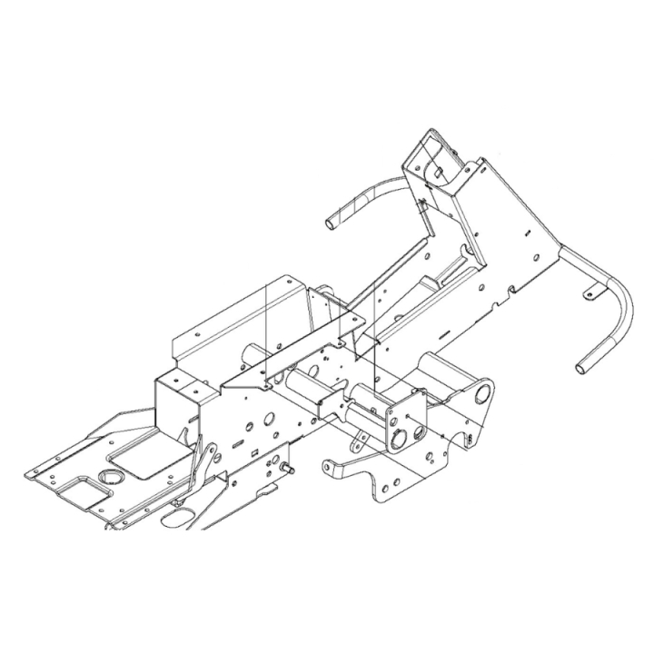 Chassis in the group Spare Parts / Spare Parts Rider / Spare parts Husqvarna Rider 422 TS AWD at GPLSHOP (5022983-06)