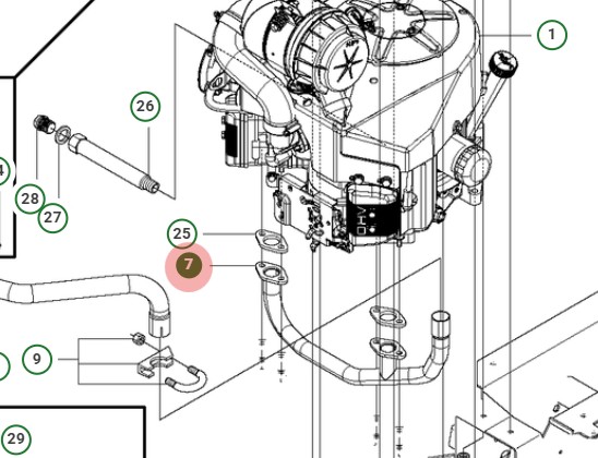 Exhaust Pipe 5026367-01 in the group  at GPLSHOP (5026367-01)