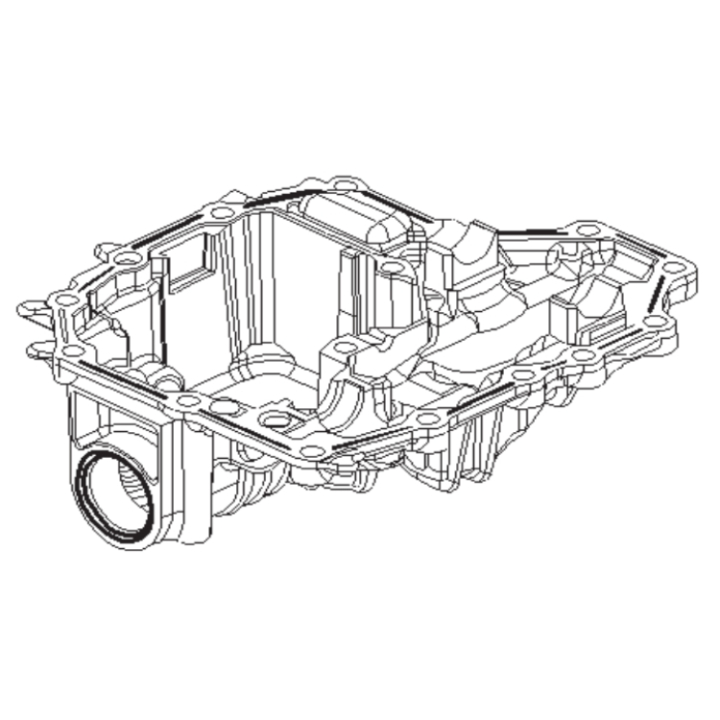 Transmission cover in the group Spare Parts / Spare Parts Rider / Spare parts Husqvarna Rider 320X AWD at GPLSHOP (5028520-01)