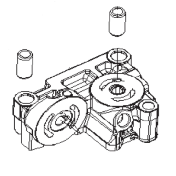 Pump house in the group Spare Parts / Spare Parts Rider / Spare parts Husqvarna Rider 320X AWD at GPLSHOP (5028523-01)