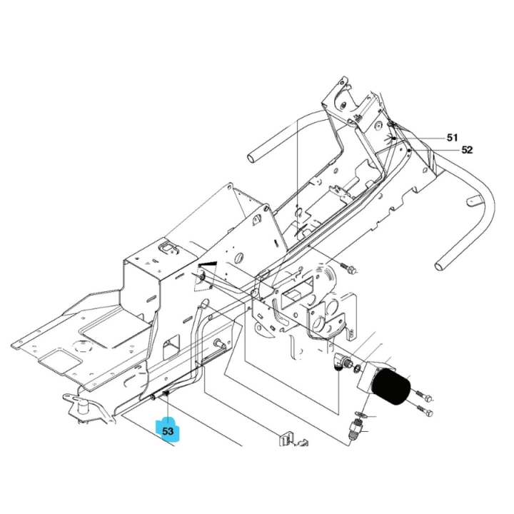 Hydraulic pipe in the group  at GPLSHOP (5028546-01)