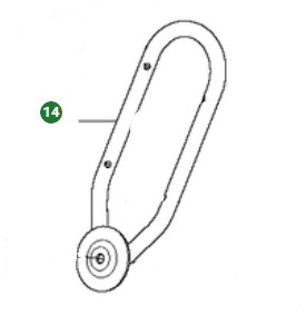 U-Part For O-Htg Pro Without Hole 5029035-02 in the group  at GPLSHOP (5029035-02)