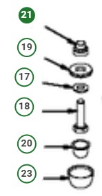 Insulating Bushing Male 5033359-01 in the group  at GPLSHOP (5033359-01)