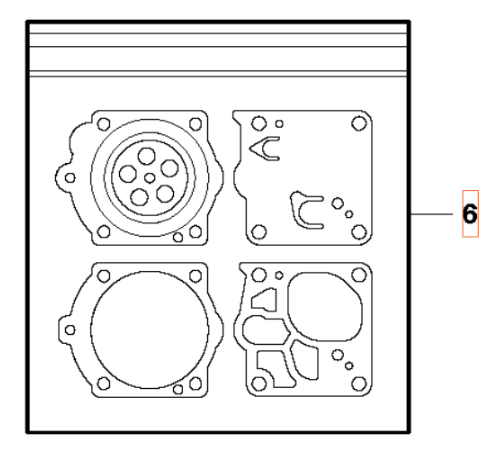 Gasket Kit Carburetors in the group  at GPLSHOP (5035974-03)
