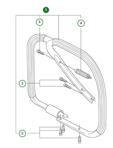 Handle Bracket,Wa G 5036286-02 in the group  at GPLSHOP (5036286-02)