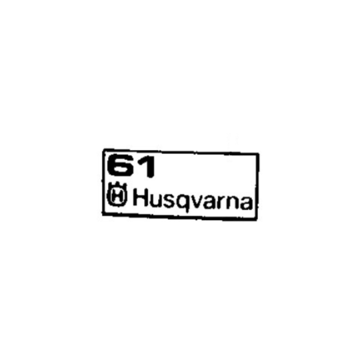 Decal Cylinder Cover 5036628-09 in the group Spare Parts / Spare parts Chainsaws / ➤500 Series / Spare parts Husqvarna 61 at GPLSHOP (5036628-09)