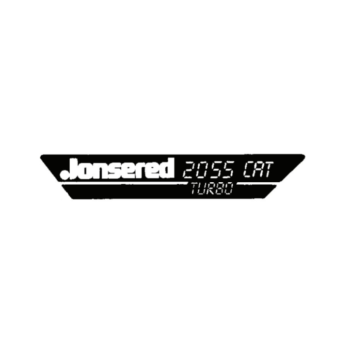 Decal in the group Spare Parts / Spare parts for Jonsered Chainsaws / Spare parts Jonsered 2055 at GPLSHOP (5036944-03)