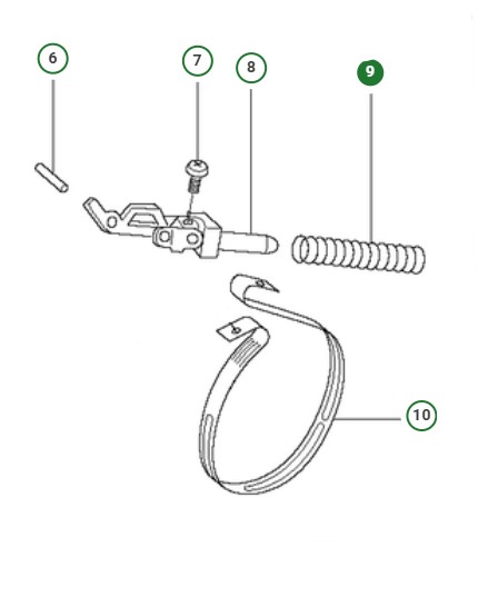 Brake spring 5037171-01 in the group at GPLSHOP (5037171-01)
