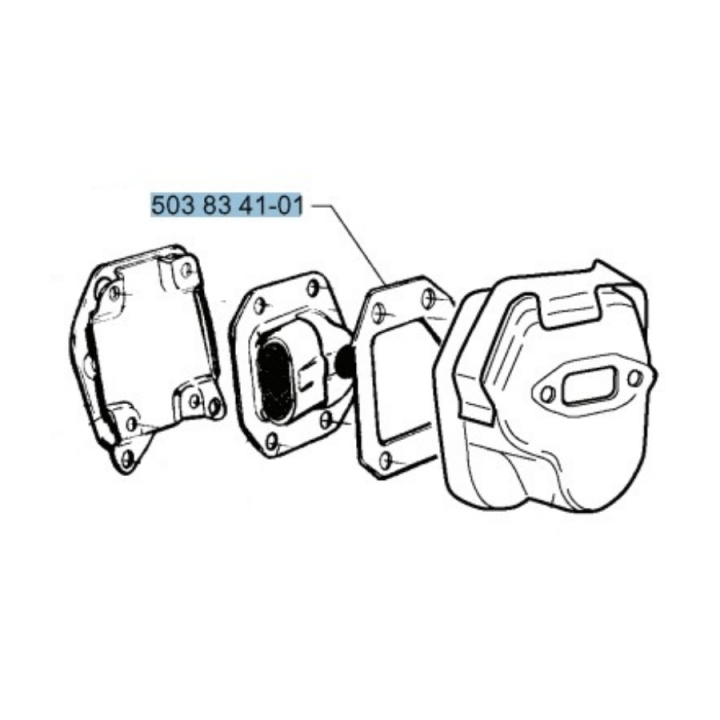 Gasket in the group Spare Parts / Spare parts for Jonsered Chainsaws / Spare parts Jonsered 2055 at GPLSHOP (5038341-01)