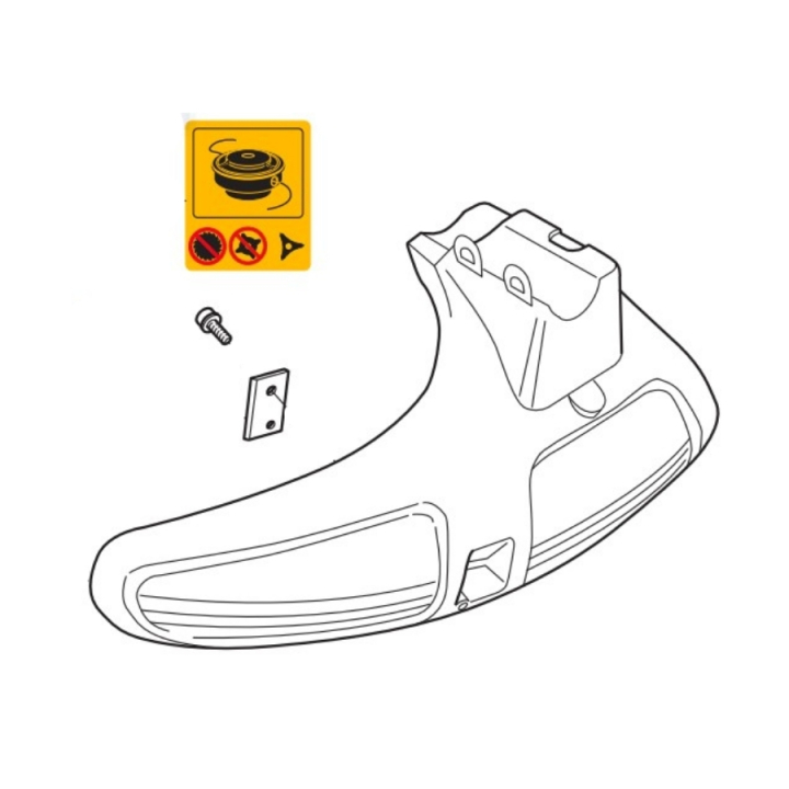 Splash guard 5039543-04 in the group Spare Parts / Spare parts Jonsered Brushcutters / Spare parts Jonsered FC2145W at GPLSHOP (5039543-04)