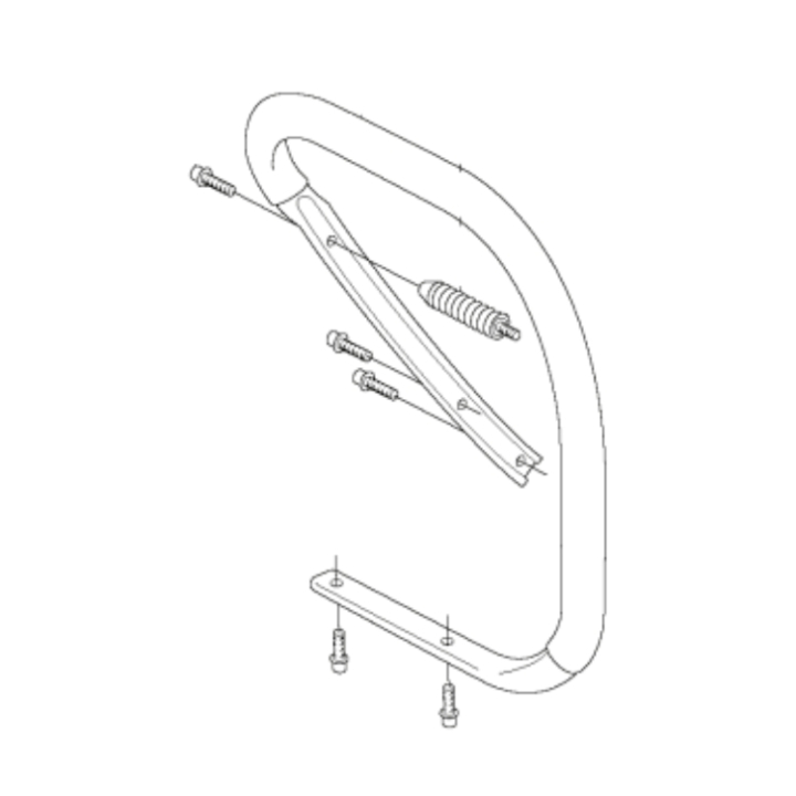 Handle Front Kpl 5039866-02 in the group Spare Parts / Spare parts Chainsaws / Spare parts Husqvarna 390XP/G at GPLSHOP (5039866-02)