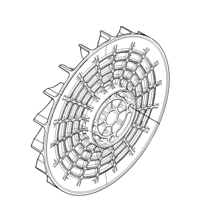 Fan wheel in the group Spare Parts / Spare Parts Leaf Blowers / Spare parts Husqvarna 530BT at GPLSHOP (5041219-02)