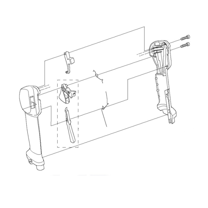 Throttle handle Kpl 5042098-05 in the group Spare Parts / Spare parts Jonsered Brushcutters / Spare parts Jonsered FC2256W at GPLSHOP (5042098-05)
