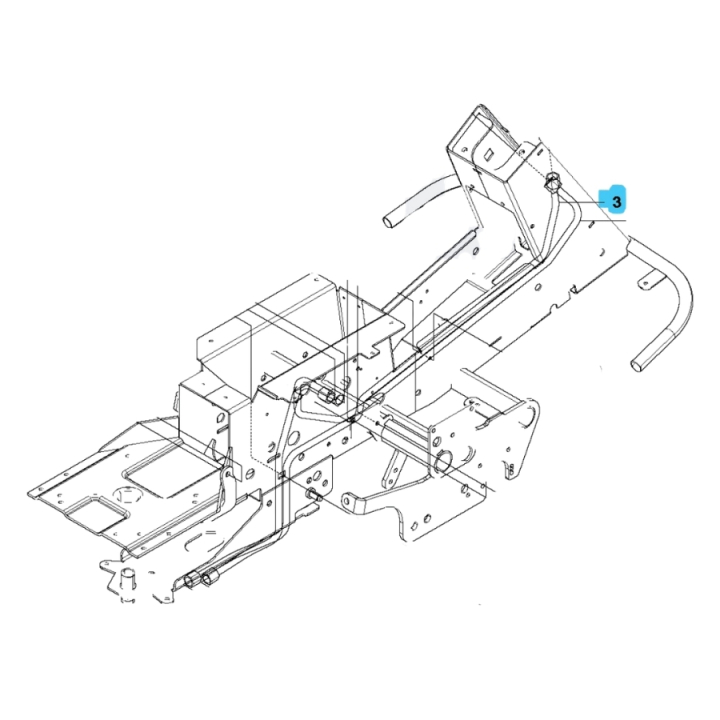 Hydraulic Pipe 5042103-01 in the group  at GPLSHOP (5042103-01)
