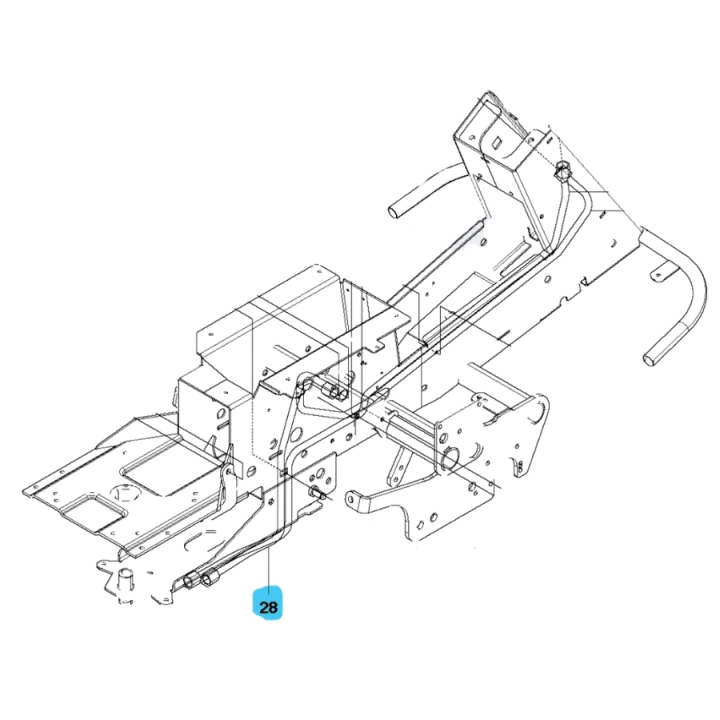 Hydraulic Pipe 5042104-01 in the group  at GPLSHOP (5042104-01)
