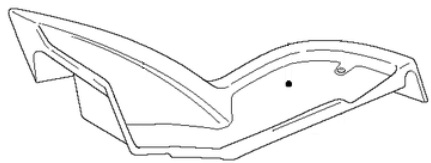 Foot plate in the group Spare Parts / Spare Parts Rider / Spare parts Husqvarna Rider 422 TS AWD at GPLSHOP (5050990-01)