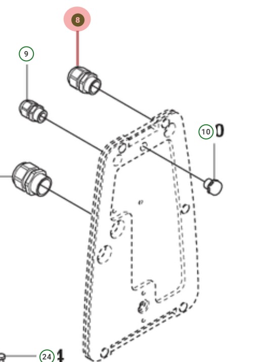 Cable Entry M20X1.5 5055269-02 in the group at GPLSHOP (5055269-02)