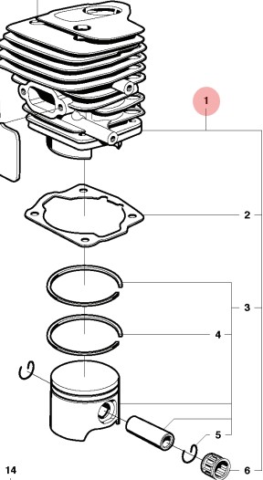 Cylinder Kpl 5062437-15 in the group  at GPLSHOP (5062437-15)