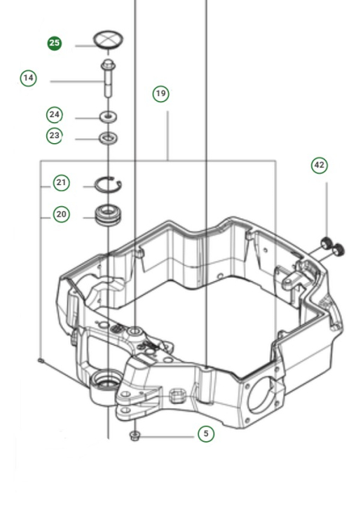 Cap Dust Clear Zinc in the group  at GPLSHOP (5100340-03)