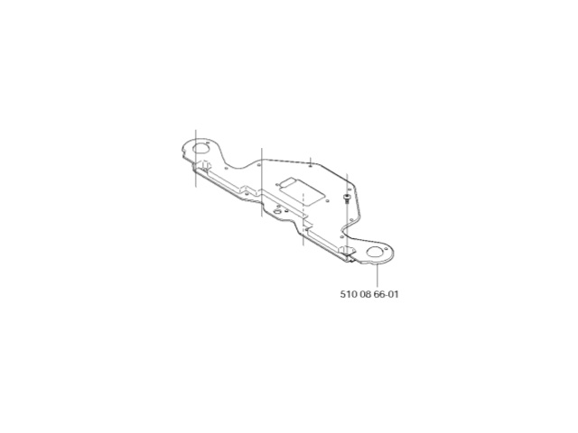 Bracket in the group Spare Parts Robotic Lawn Mower / Spare parts Husqvarna Automower® 265 ACX / Automower 265 ACX - 2013 at GPLSHOP (5100866-01)