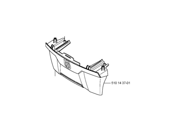 Bumper in the group Spare Parts Robotic Lawn Mower / Spare parts Husqvarna Automower® 260 ACX / Automower 260 ACX - 2009 at GPLSHOP (5101437-01)