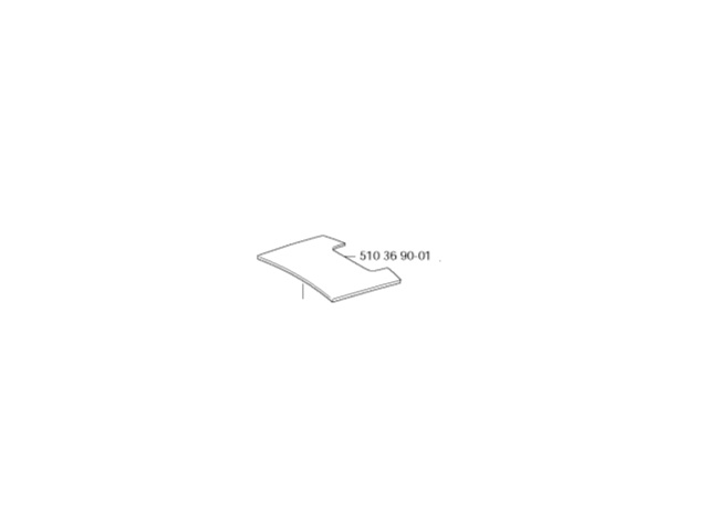 Plate 260 ACX in the group Spare Parts Robotic Lawn Mower / Spare parts Husqvarna Automower® 260 ACX / Automower 260 ACX - 2011 at GPLSHOP (5103690-01)