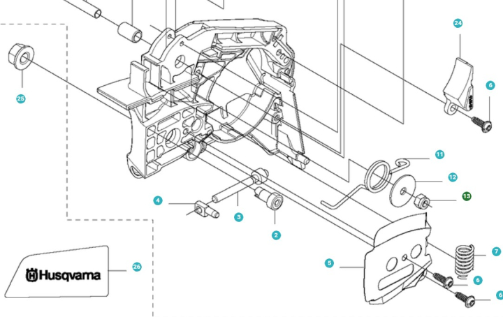 in the group Spare Parts / Spare Parts Leaf Blowers / Spare parts Husqvarna 580BTS at GPLSHOP (5141839-01)