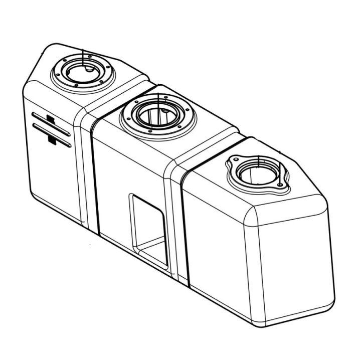 Hydraulic Tank 5160396-01 in the group Spare Parts / Spare Parts Rider / Spare parts Husqvarna PT 26D at GPLSHOP (5160396-01)