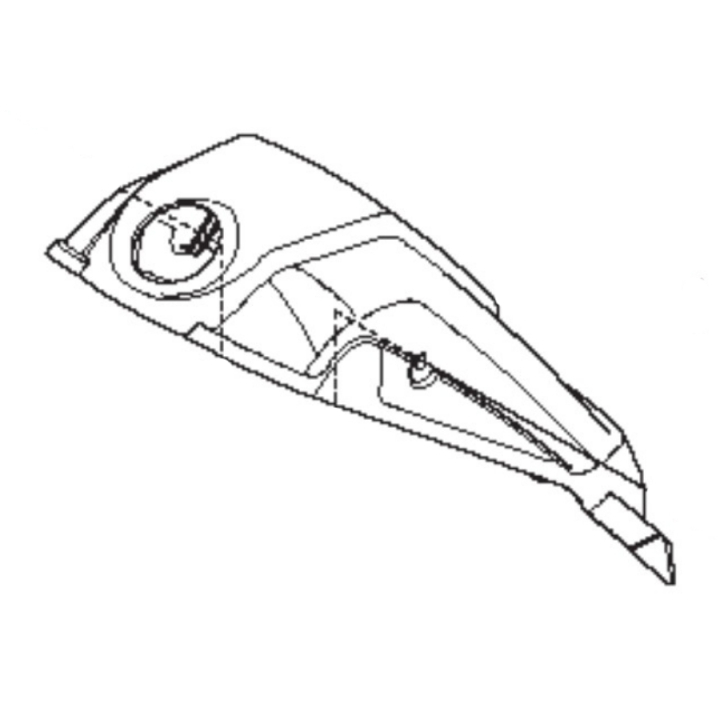 Steering cover in the group Spare Parts / Spare Parts Rider / Spare parts Husqvarna Rider 115C at GPLSHOP (5218890-01)