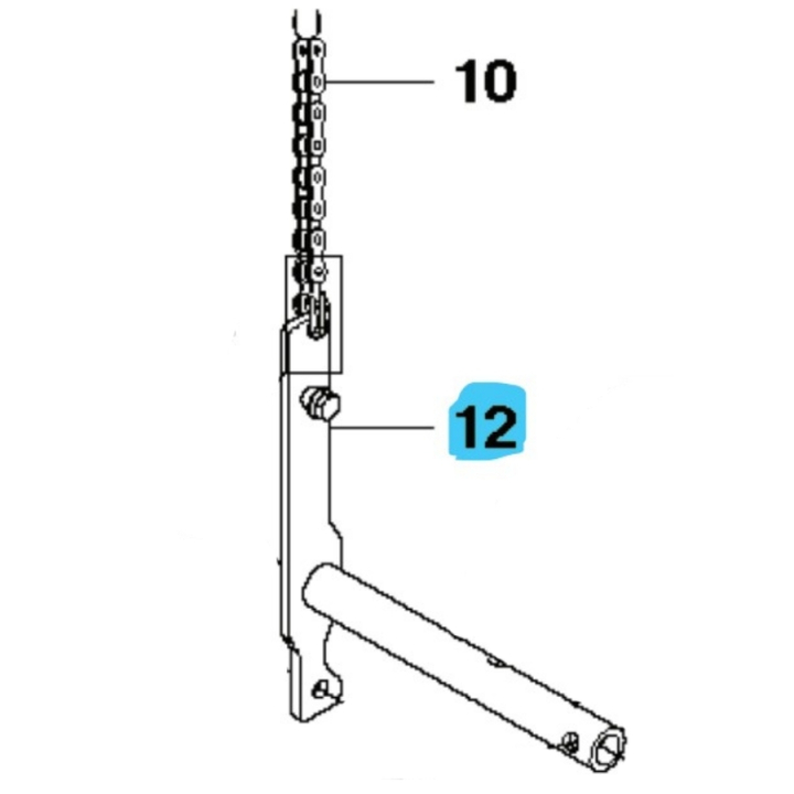 Lever Cpl, in the group Spare Parts / Spare Parts Rider / Spare parts Husqvarna Rider 111B at GPLSHOP (5225602-02)