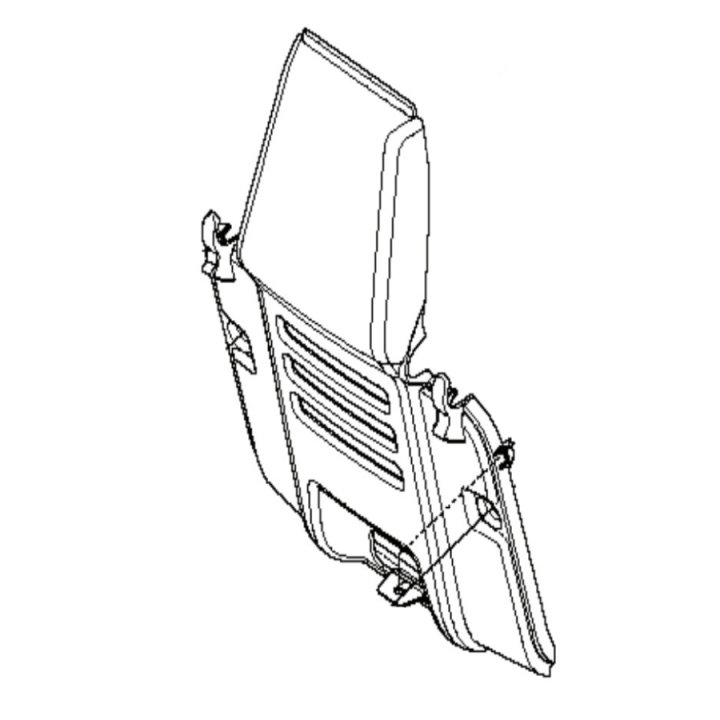 Hasp plate in the group Spare Parts / Spare Parts Rider / Spare parts Husqvarna Rider 111B5 at GPLSHOP (5226021-01)