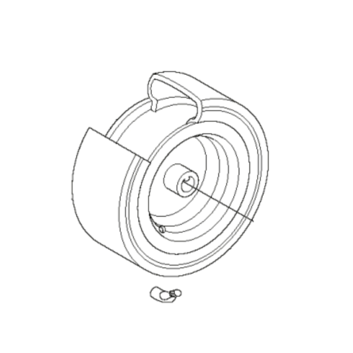 Wheel 5230122-03 in the group Spare Parts / Spare parts for McCulloch Ride-on Lawn Mowers / Spare parts McCulloch M125-94FH at GPLSHOP (5230122-03)