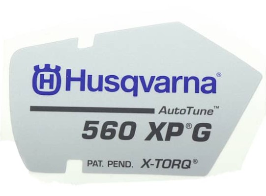 Decal 560XPG 5230356-04 in the group Spare Parts / Spare parts Chainsaws / Spare parts Husqvarna 560XP/G at GPLSHOP (5230356-04)