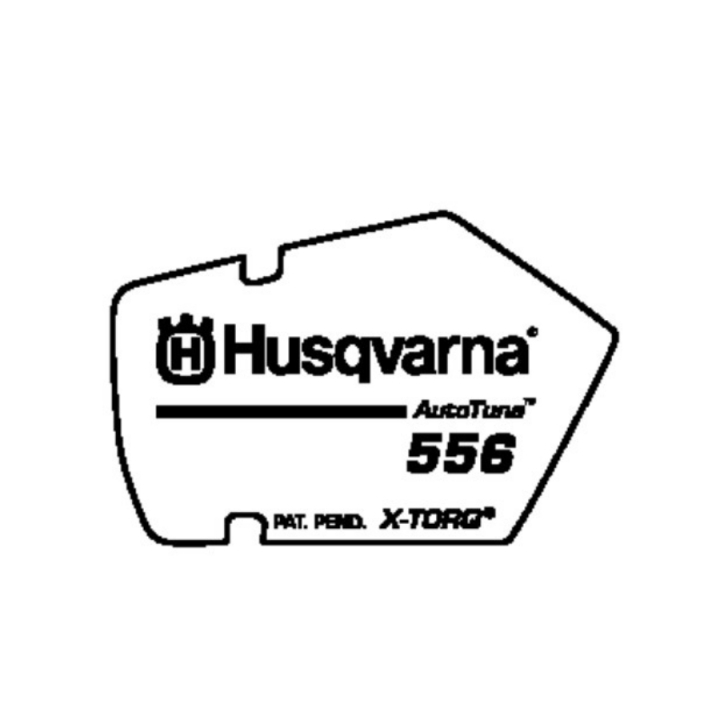 Decal 5230356-07 in the group Spare Parts / Spare parts Chainsaws / ➤500 Series / Spare parts Husqvarna 556 at GPLSHOP (5230356-07)