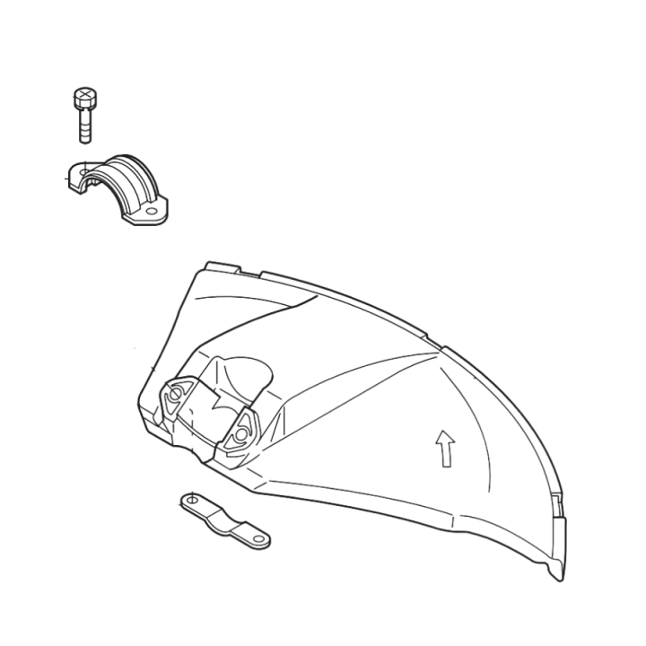 Safety Guard 5230954-01 in the group Spare Parts / Spare parts Jonsered Brushcutters / Spare parts Jonsered GC2053 at GPLSHOP (5230954-01)